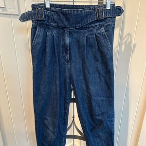 Sezane Franky Denim Trousers Jeans sz EU 36